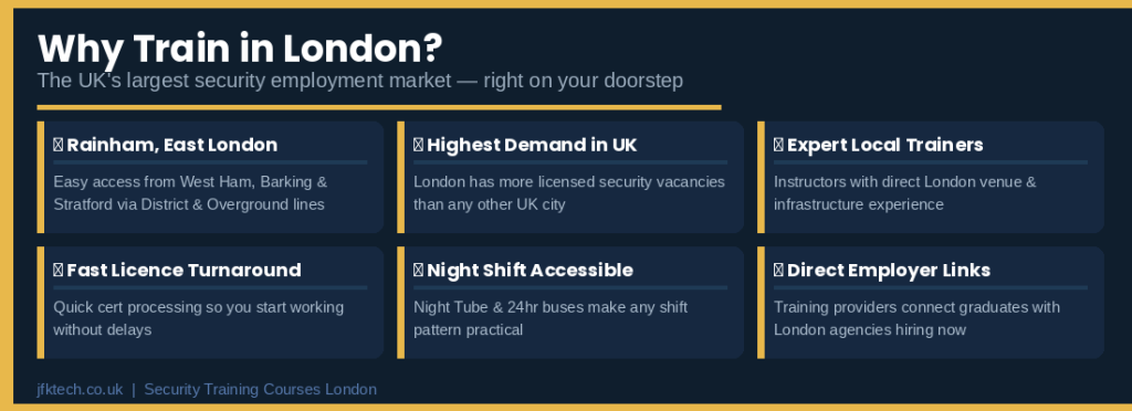 JFK TECH TRAINING LTD | How Security Training Courses Help You Build a Professional Career in the UK