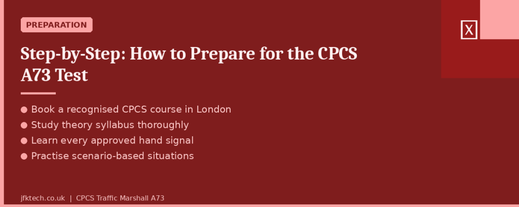 JFK TECH TRAINING LTD | How to Pass Your CPCS Traffic Marshall A73 Test First Time