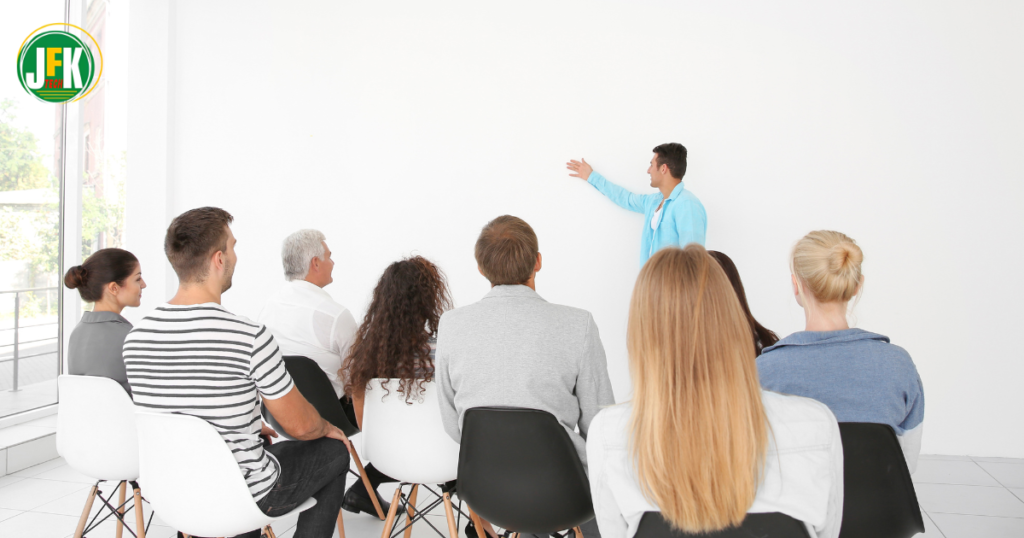 PTS training in London classroom